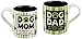 Our Name is Mud Dog Mom and Dad Stoneware Mug Box Set, 12 oz.