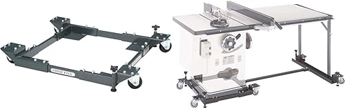 Miniatura 8 de Shop Fox D2057A Base móvil ajustable, pequeño gris carbón y Bora Portamate Kit de base móvil PM-1100 – resistente, universal, personalizable, juego