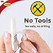 Command Medium Utility Hooks, White, 2-Hooks, 4-Strips, Organize Damage-Free