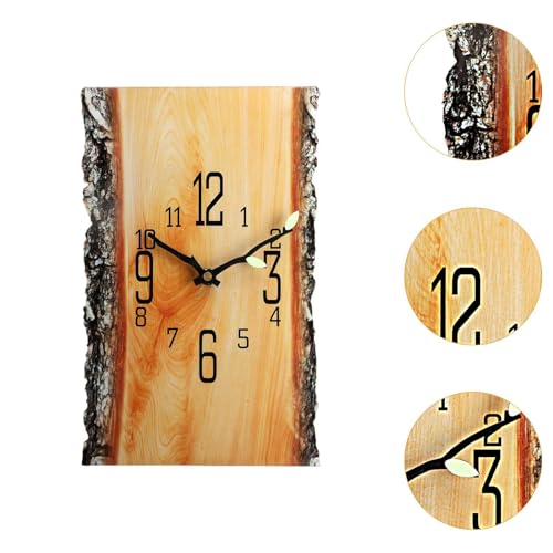 Horloge murale rectangulaire haut de gamme avec affichage annuel pour loft - 4