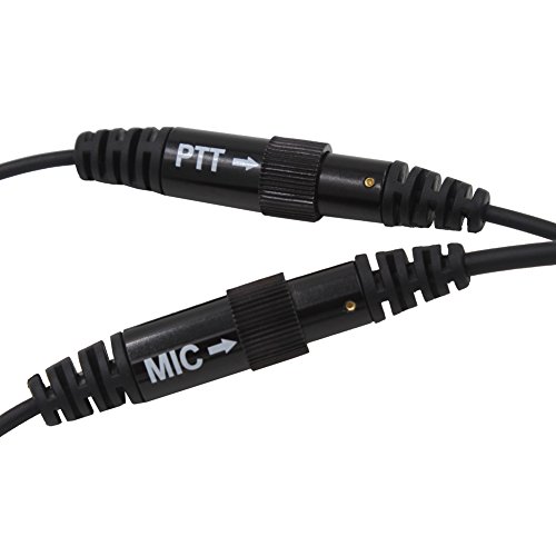 Aoer 2 Pin Open/Half Face Earpiece Headset Mic For Two Way Radio Walkie Talkie Kenwood Baofeng Wouxun Tyt Puxing #TOP4