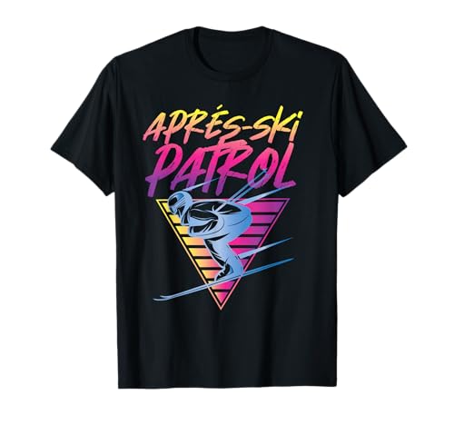 Retro Vintage 80s Apres Ski Patrol T-Shirt