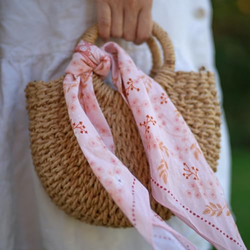 Image of WHTE MOSS Bandana - 100% Cotton Extra Soft Scarf Handkerchief for Men & Women
