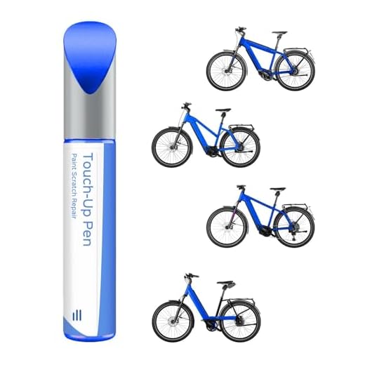 PARTS4EV Pintura de retoque para bicicleta eléctrica azul metalizada – Pintura de retoque para Riese & Müller, utiliza lápiz de retoque para metal y plástico – pintura de alta cobertura para