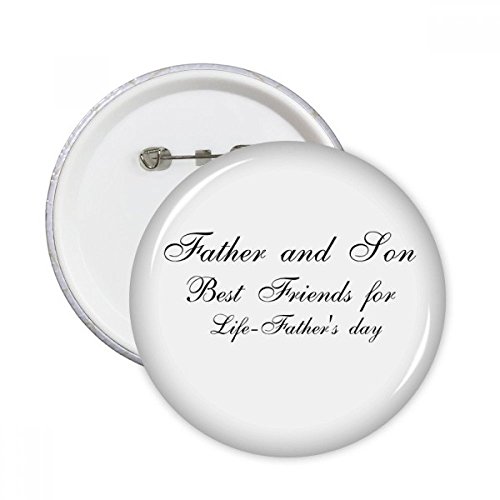 Bouton rond Père et Fils Festival badge pins pour décoration de vêtements style M