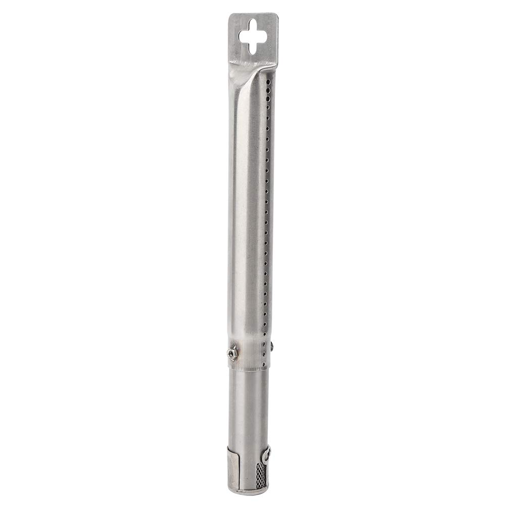 SIXRUN 4 Piezas Quemadores de Pipa para Barbacoa Tubo de Parrilla de Acero Inoxidable Ajustable Piezas de Repuesto Telescópicas de 30,5 a 44,5 Cm para Parrillas de Barbacoa Al Aire Libre Cocina para