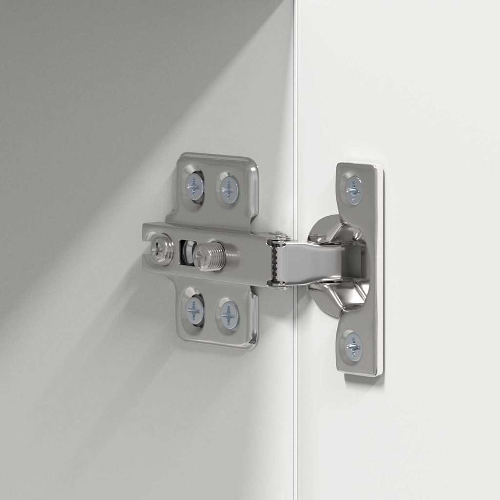vidaXL Hängeschrank mit Speicher Weiß 50 x 31 x 100 cm Holzwerkstoff, Großzügiger Stauraum, Moderne Küchenschränke, robust, rechteckiges Design, clevere Innenorganisation