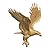 Whitehall Products Full-Bodied Eagle Weathervane, 30-Inch, Gold/Bronze