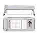 PL8 Professional Chopper, White - Multi-Functional Vegetable Chopper, Dicer, and Mincer with Sturdy Stainless Steel Frame, Perfect for Onions, Tomatoes, and More