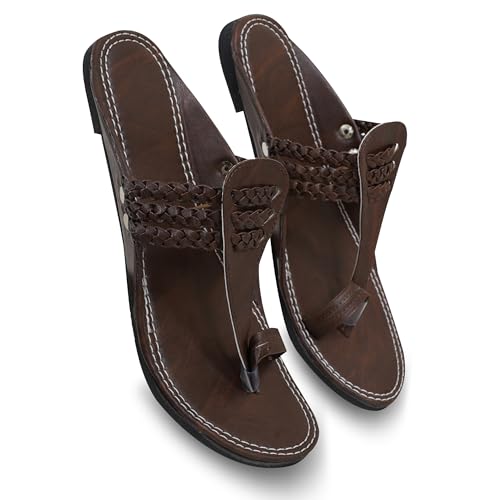 Image of DFR Ethnic Sandals For Boys Men, Comfortable Men's Rajasthani Slipper Chappals