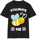 Pollinate Me Funny Bee Near Extinction - Camiseta negra para hombre, Negro, XL