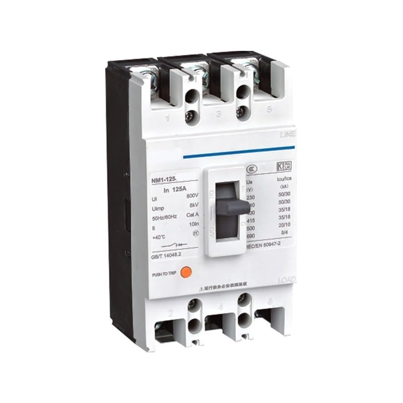 NM1 Molded Case Motor Protection Circuit Breaker NM1-125S/33002 125A Rear Panel Wiring G丨710053600009968