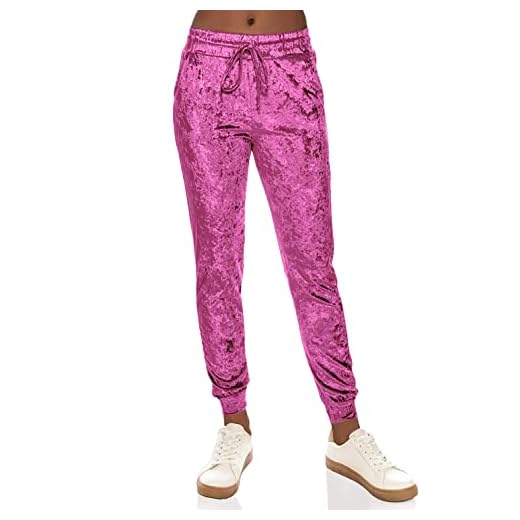 ALWAYS Women Velvet Jogger Pants - Crushed Velour Solid Basic Premium Soft Stretch Warm Winter Sweatpants Joggers Lavender Small