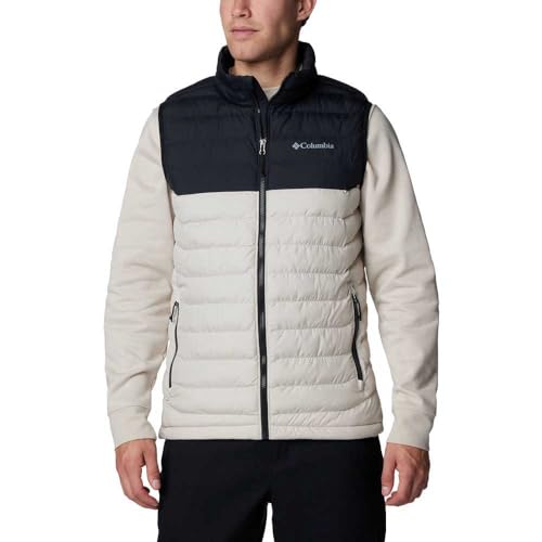 Columbia Men's Powder Lite 2 Vest, Dark Stone/Black, M