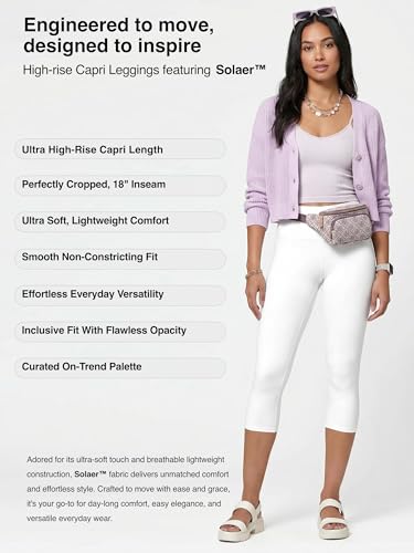 Image of Conceited High Waist Leggings in Shorts, Capri and Full Length - Buttery Soft - 3 inch High Waistband - Regular and Plus Size