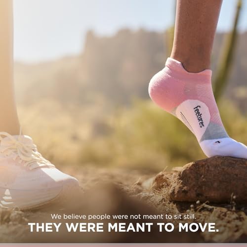 Image of Feetures Elite Light Cushion No Show Tab Sock Wave