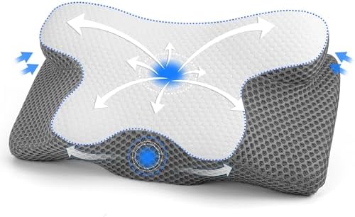 Almohada Cervicales y Cuello, 2 in 1 Almohada Antironquidos para ...