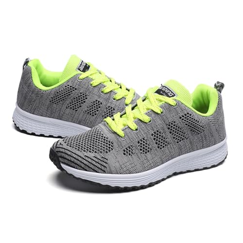Chaussures de loisirs pour femme en maille plate et ronde à sangle ajustable