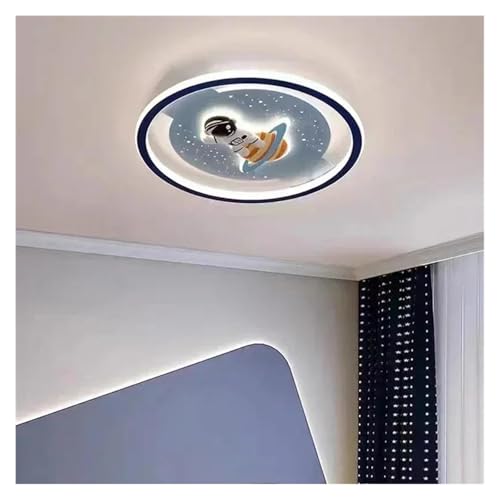 Lustre chambre enfant astronaute et fusée LED plafonnier