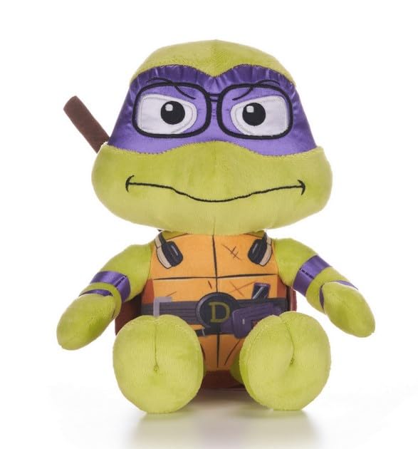 UKToyworld Purple Mask Turtle 10inch Mutant Mayhem Turtle Donatello Plush