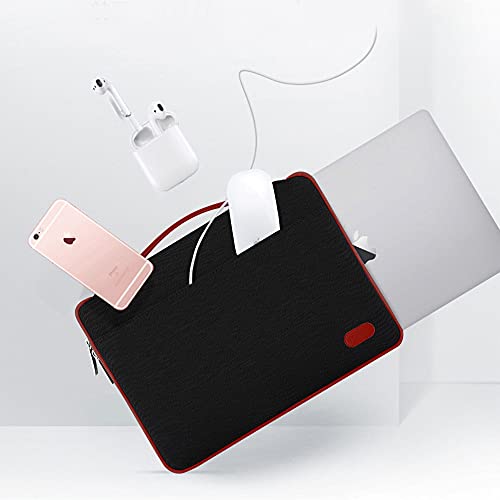 Image of Hseok Laptop Sleeve 13-14 Inch Case Briefcase Compatible with MacBook Neo Pro 14 M5 /M4 /M3 /M2 /M1, All Models 13.3 Mac Air /Pro, XPS 13 14, Most Popular 13 inch-14 inch Notebooks,B03K02