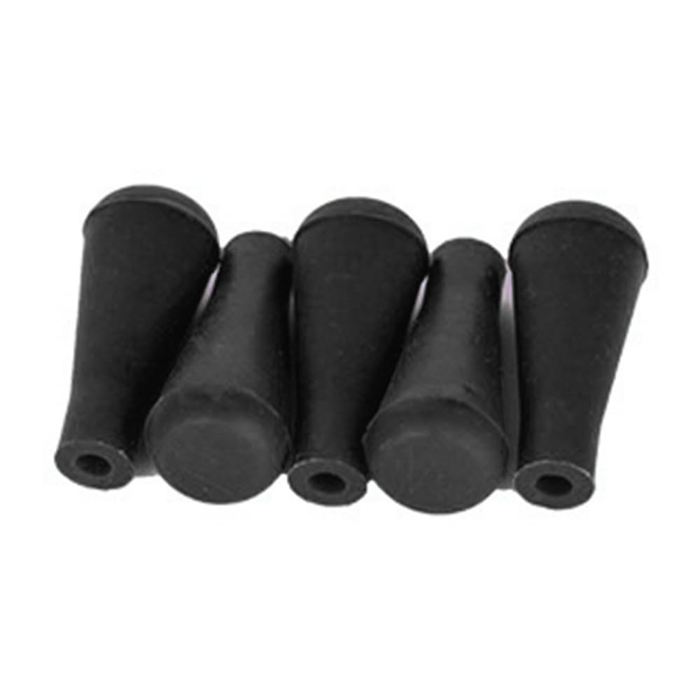 MiOYOOW Pointe de Flèche en Caoutchouc 6mm, Lot de 12 Embout de Flèche Léger Antichoc pour Tir à l'arc