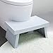 HYCZW Tabouret De Toilette Pliant Salle De Bain Accroupi Tabouret De Toilette Escabeau Antidérapant Siège De Toilette Repose-Pieds Tabouret Accroupi Pour Enfants,Gris