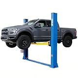 MutsMover 10,000 lb Two Post Auto Lift, Floor Plate Design, 73' Lift Height, Hydraulic Clear Floor Car Hoist for Garage & Shop, Safe Lock System, 110V Power, 3-Year Warranty, 2026