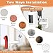 2Pack Ring Camera Wall Mount,Compatible with Ring Outdoor Cam Plus/Stick Up Cam Battery/Plug-in/Pro/Indoor Cam(1st Gen),360 Degree Adjustable No Drilling Mount for R/ing Outdoor Indoor Cameras,White