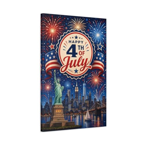 Toile Canvas de Qualité Impression d'Art Vintage Illustrative 50x75cm