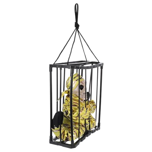 Squelette réaliste Halloween Angoily électrique pour animer votre buffet de fête terrifiante