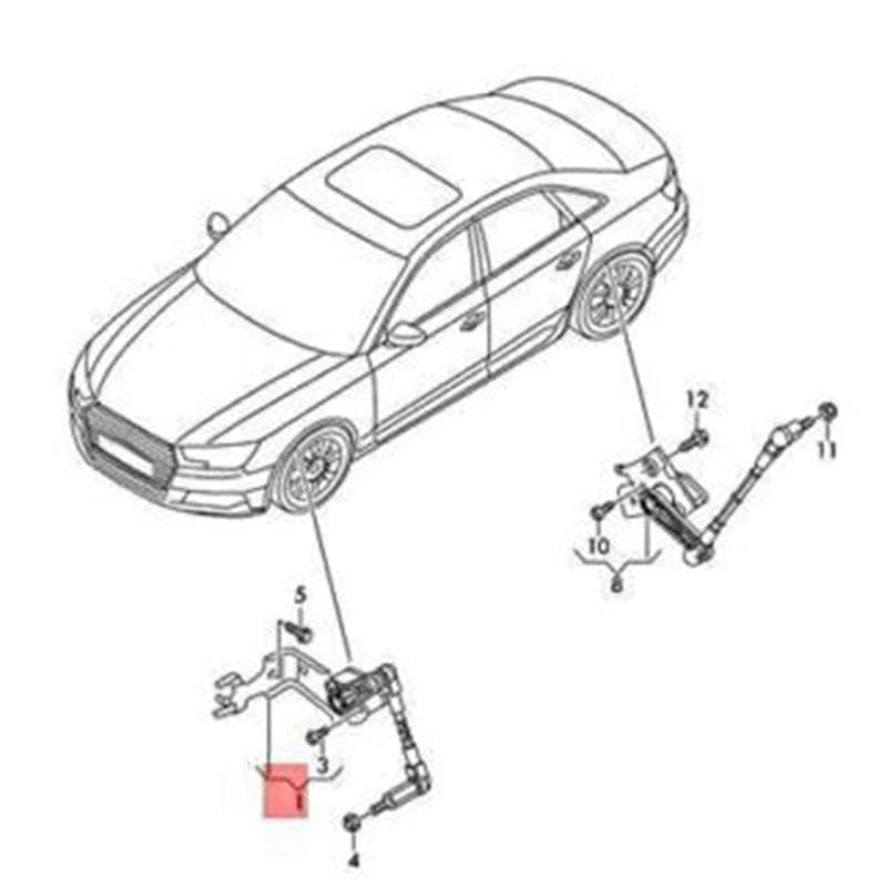 Capteur de Niveau de Phare Bloqué ? Solution 8W0941286C pour RS5 S4 S5