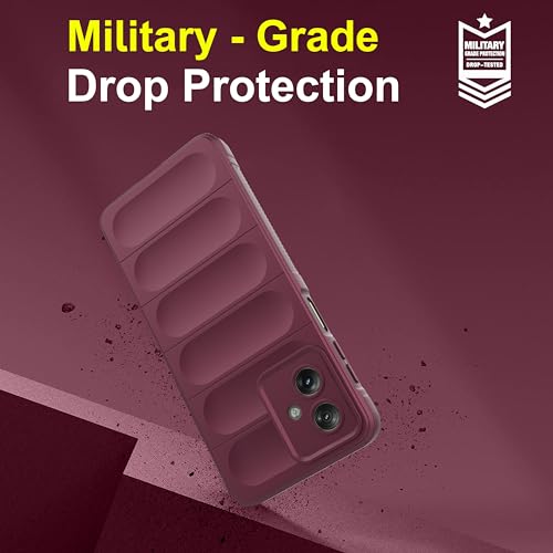 Image of amazon basics Back Case Cover for Moto G64 5G (Silicone Magic-Plum)