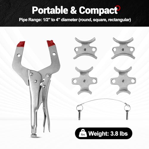 Pipe Welding Clamp Welder's 3rd Hand Portable Alignment Tool for Butt Welds by Imlevop - Image 7