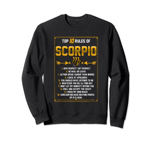 Scorpio Horoscope Zodiac Facts Traits Rules Astrological Sudadera