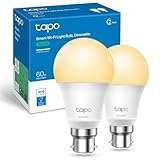 Tapo L510B (2-Pack) Smart Bulb, B22 LED Light Bulb, Alexa Light Bulbs, Dimmable...