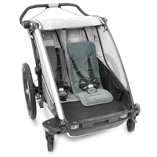 Liebes von priebes Falko Coolair Funktionssitzauflage für Fahrradanhänger Kinderanhänger/Universal Sitzauflage Stützkissen Komfort Sitzpolster/Sitzverkleinerer mit atmungsaktivem Material