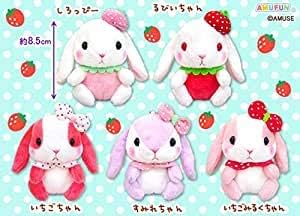 Amazon アミューズ ぽてうさろっぴー苺の気持ちｖｍｃ 5種セット 動物 うさぎ 垂れ耳 ぬいぐるみ ぬいぐるみ おもちゃ