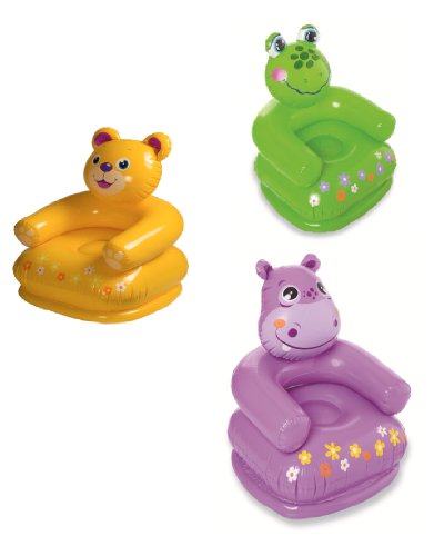 Image of Intex Inflatable Pvc Animal Chair (Multicolor) - Kids