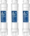 Refrigerator Water Filter Compatible with Frigidaire EPTWFU01, EWF02, Pure Source Ultra II, 3PACK1