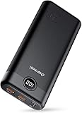 【Contenido del paquete】 Batería portátil movil Charmast 30000mAh (17.1 * 7.15 * 2.5cm), Cable USB C-USB A (20cm), 1 * Estuche de malla; Tarjeta de garantía; Certificado Charmast.