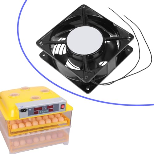 Inkubator Lüfter, Kunststoff Hatchery Machine Fan Cold Wind Chiller Ventilator Leichter Tragbarer Luftbelüftung Zubehör Kleine Brütereimaschinen Inkubatoren Für Aroma Diffusor Projektor AC 220-240V