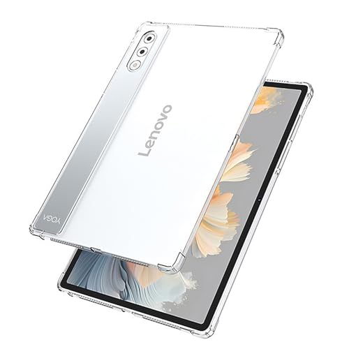 SEIAIYG Funda para Lenovo Yoga Tab Plus/Pad Pro 12.7, Carcasa Transparente de Silicona Suave y...
