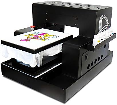 Automatic A3 Size T-Shirt Printing Machine UV Flatbed DTG Printer Dark/White Color Jeans Printer