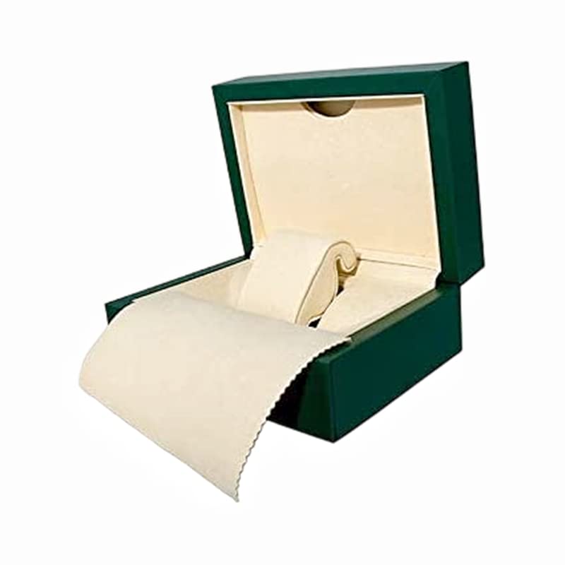 Caja exhibición reloj Caja almacenamiento reloj madera verde mejorada con almohada Caja reloj gama alta para Ro-le-x Day-to-na G-M-T Su-bma-rin-er