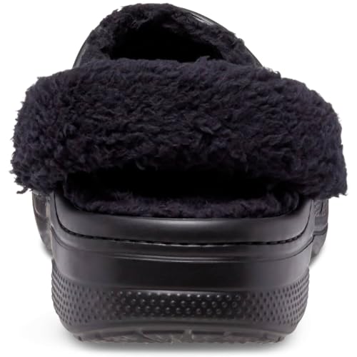 Image of Crocs Unisex Adult Baya Lined Fuzz Strap Clogs