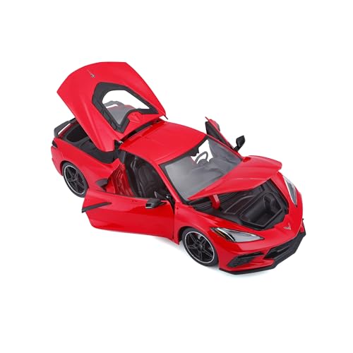 Image of Maisto Special Edition 2020 Chevrolet Corvette C8 Stingray 1:18 Die Cast Torch Red