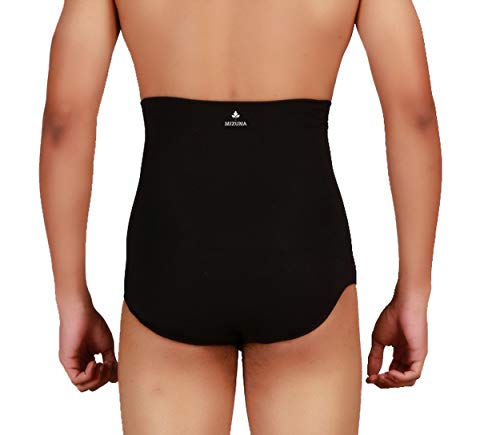Image of MIZUNA Men's Microfiber Waist Cincher Body Shaper Seamless Tummy Tucker Panty Shapewear Waist Slimming Shaper Briefs
