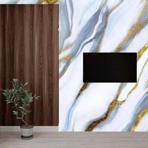 Image of Self-Adhesive Wallpaper & Wall Stickers, Golden Gray