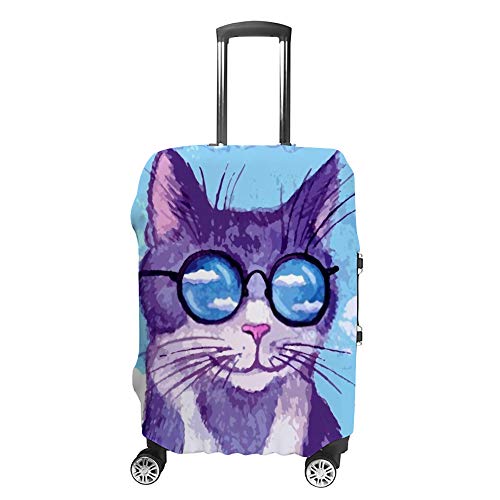 Housse de bagage chat aquarelle pour valise de voyage de cabine ou soute
